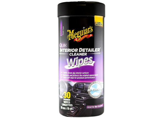 Meguiars Quik Interior Detailer Wipes G13600EU