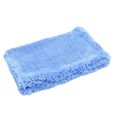 Microvezel elegant washandschoen blauw