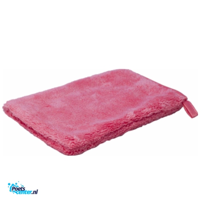 Washandschoen microvezel roze