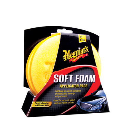 Meguiars Soft Foam Applicator Pads 2 Pack X3070